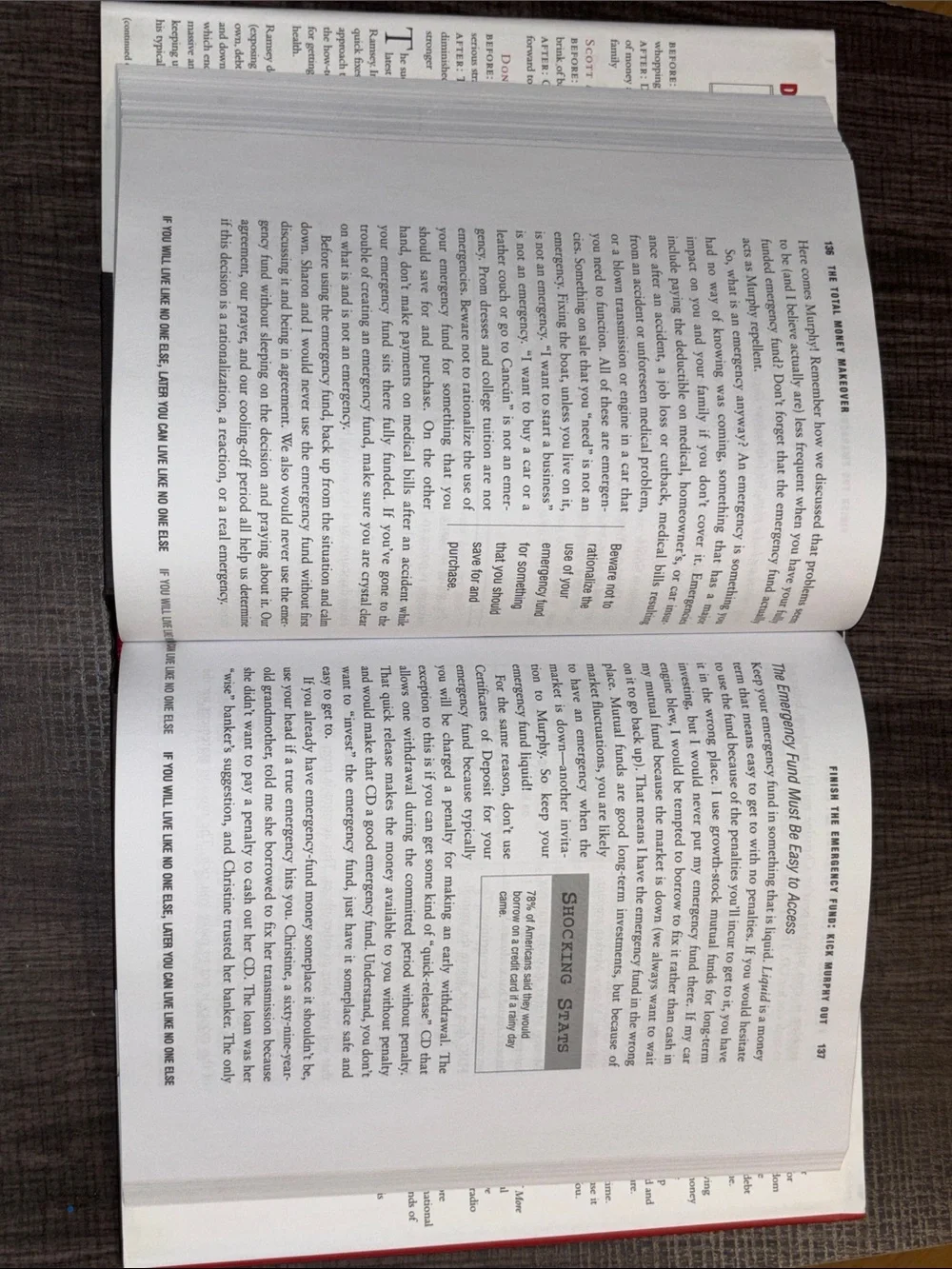 Dave Ramsey The Total Money Makeover Hardcover Book - Red, White, Black